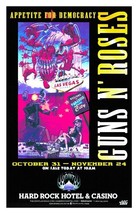 Guns N Roses 2012 Hard Rock C ASIN O Rock Pop Art Poster 11x17 Gnr Slash Axl Rose - $11.20