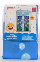 Smart Study Nickelodeon Pinkfong Baby Shark 2 Ct Window Panels 41 in X 63 in - £24.40 GBP