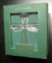 Marquis Waterford Cross Christmas Ornament Made in Germany Original Sleeve Box - $14.99
