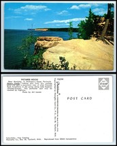 MICHIGAN Postcard - near Munising, Pictured Rocks L48 - $2.84