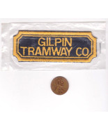 Vtg GILPIN TRAMWAY Co. Patch-Black Yellow-Train Railroad-Transportation-NOS - $4.48