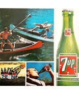 1965 7-Up 7 UP Where There&#39;s Action Beverage Advertisement Soda Pop HM2Q - €34,84 EUR