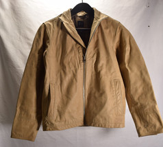 Gap Womens Leather Jacket Butter Yellow S - $24.75
