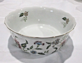 Vintage Floral Scalloped Rim Serving Bowl by Andrea Sadek - £17.65 GBP