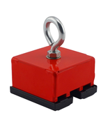 Ceramic Fishing Magnet with Eyebolt - Heavy-Duty Strong Retrieval Magnet - $42.64