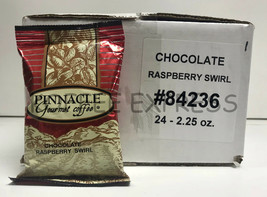 CHOCOLATE RASPBERRY  GOURMET COFFEE PINNACLE BRAND  24/2.25oz CASE - $39.99