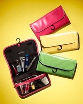 NEW Bloomingdale&#39;s Hanging Toiletry Bag in Pink Travel Folding Makeup Case - £11.98 GBP