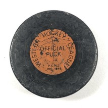 Vintage Portland Buckaroos Western Hockey League Official Hockey Puck Ga... - $30.00