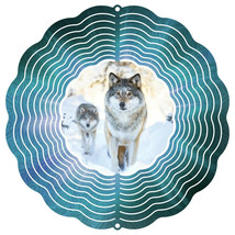 Alpha Wolf 10in Hanging Wind Spinner - £37.26 GBP