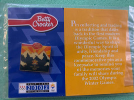 USA Olympic Betty Crocker Sponsor Salt Lake Winter Games 2002 Pin NOS New Sealed - $17.45 CAD