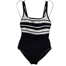 Miraclesuit Swimwear 12D Black &amp; White Spectra One Piece Swimsuit  - £52.65 GBP