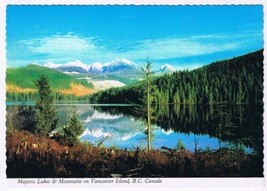 Postcard Majestic Lakes &amp; Mountains Vancouver Island BC - $3.95