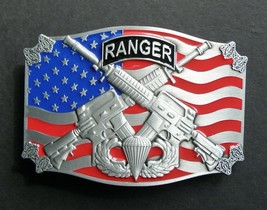 Us Army Airborne Ranger Belt Buckle 3.3 Inches Special Forces - $16.61