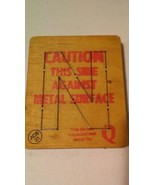 Accucut 4&quot; wooden die cut N BLOCK - $40.79 CAD