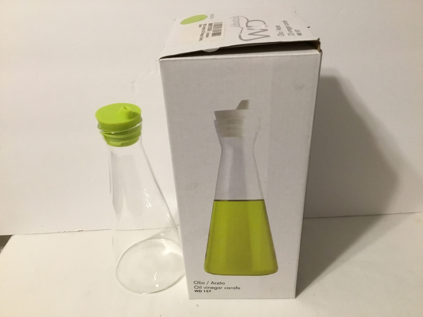 WD Lifestyle Oil Vinegar Carafe, Green - $6.90