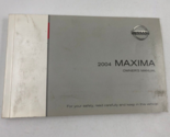 2004 Nissan Maxima Owners Manual Handbook OEM J03B40002 - $17.32