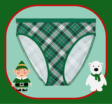 XS S M L XL XXL Green Plaid Cotton Victorias Secret High-Leg Waist Brief Pantie - £8.21 GBP