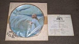 Precious Moments Collection Thornton Utz A Friend in the Sky Plate 1979 New  - £21.78 GBP