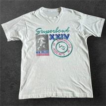 Vintage Super Bowl XXIV San Francisco 49ers Vs Denver Broncos XL T-Shirt - $19.75