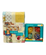 The Pioneer Woman Sweet Rose Patchwork Tablecloth 60" x 84" + Napkin Rin... - $29.67