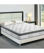 Queen Size Mattress 13-Inch Gel Memory Foam Bed Pocket Spring Hybrid New - $368.94