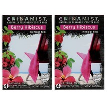 China Mist - Berry Hibiscus Herbal Tea Infusion, 1/2 oz Filter Bags (2 P... - £15.71 GBP