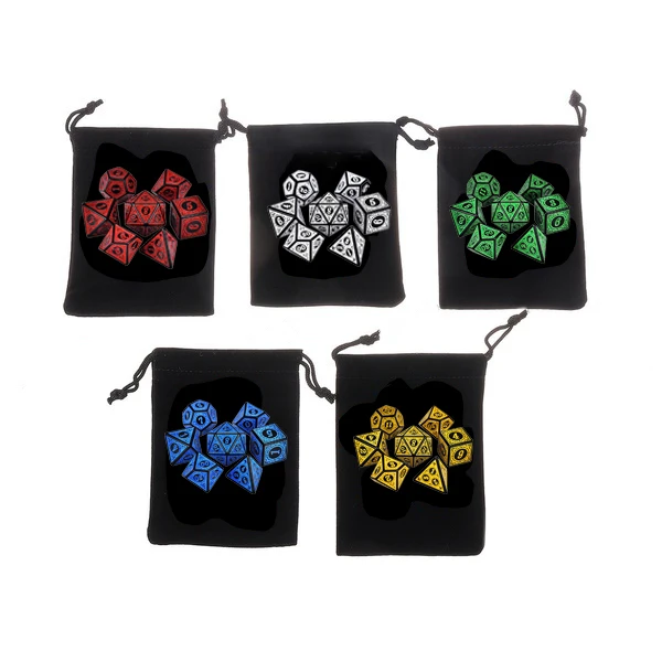 35/21/7Pcs DND Dice Set D4~D20 Multi Sides Polyhedral Dice for Role Playing d Ta - £84.74 GBP