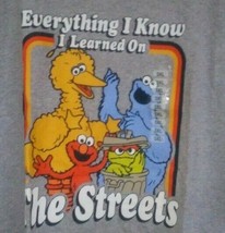 Sesame Street Everything I Know I Learned on the Street Men&#39;s T-Shirt Size 2XL - £15.77 GBP