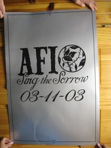 AFI Poster A.F.I. Sing The Sorrows - $179.99