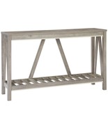 HOMCOM Farmhouse Gray Console Table with Storage Shelf for Entryway - $3,173.34 MXN