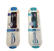 Sensodyne Toothbrush Medium And Soft 4 Toothbrush For Better Cleaning (2PK) - £6.06 GBP