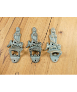 3 Cast Iron Mermaid Figures Bottle Openers Welding Steampunk Art Decor N... - $302.14 MXN
