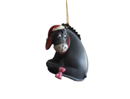 Disney Resin EEYORE Winnie The Pooh Sitting Santa Hat Christmas Ornament... - £8.69 GBP
