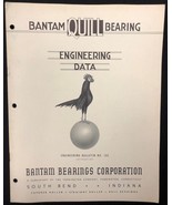 BANTAM QUILL BEARINGS illustrated Engineering Bulletin vintage (1937) 16... - $13.56 CAD