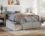 AFI Canyon Twin Platform Bed with Footboard &amp; Storage Drawers in White - $910.99