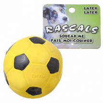 Durable Latex Dog Toy with Squeaker - Coastal Pet Rascals Latex Soccer Ball Yell - £4.69 GBP+