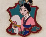 Disney Store DLR WDW Pin 90913 Princess Crest Mystery Collection - Mulan - $8.99