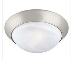 Design House 503201 Traditional 2-Light Dimmable Ceiling Light Satin Nickel - £18.81 GBP