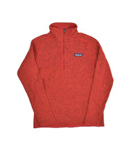 Patagonia Better Sweater 1/2 Zip Womens XS Red Fleece Sweatshirt Pullover - £29.71 GBP