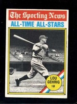 1976 Topps #341 Lou Gehrig Vgex Yankees - 1B Atg Hof *X106822 - £5.27 GBP