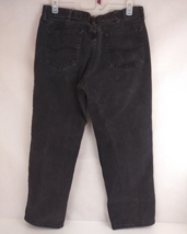 Lee Relaxed Fit Straight Leg Men&#39;s Black Jeans Size 38x30 Measures 34x29 - $14.54