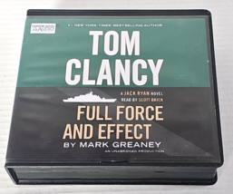 Tom Clancy Full Force and Effect (A Jack Ryan Novel) by Mark Greaney Aud... - £7.85 GBP