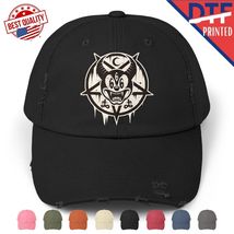 Darkside Mouse Satan Gothic Hat Satanic Classic Distressed Cap DTF Print... - $24.99