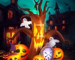 8Ft Halloween Inflatables Decorations Inflatable Dead Tree Outdoor Decor... - $113.99