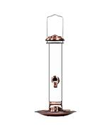Woodlink NACOP Audubon Copper Tube Wild Bird Feeder with Tray, 16.5-Inch - $61.28 CAD
