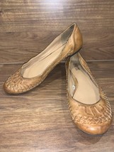 Mossimo Supply Co. Women&#39;s US 7.5 Brown Weave Pull On Ballet Slipper Flats - £7.55 GBP