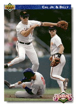 1992 Upper Deck #82 Cal Jr. & Billy - $1.99