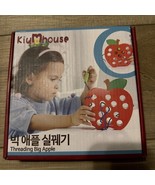 KiuMhouse  Threading Big Apple,  toddler dexterity game,  fun and learning - $185.41 MXN