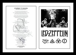 Ultra Rare - Led Zeppelin - Rare Full Band - Authentic Hand Signed Autographs - $349.99