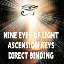 HAUNTED DIRECT BINDING NINE EYES OF LIGHT ASCENSION KEYS WORK MAGICK  - £69.10 GBP